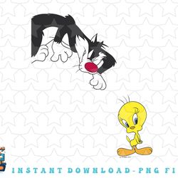 looney tunes sylvester and tweety sneaky poster png, sublimation, digital download