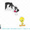 Looney Tunes Sylvester And Tweety Sneaky Poster png, sublimation, digital download.jpg