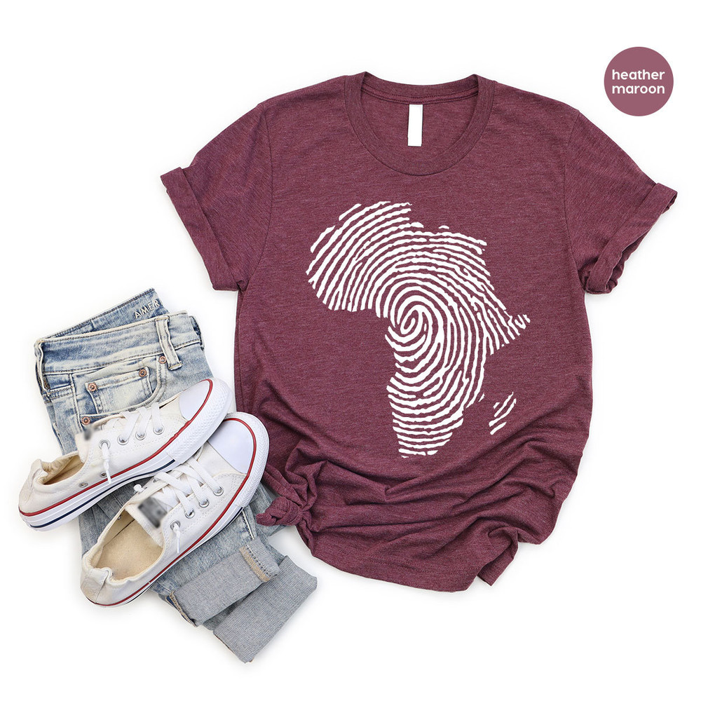 Juneteenth TShirt, Black Lives Matters T-Shirt, African Shirt, Black History Shirt, Equal Rights Shirt, Black Pride Tee, Map Of Africa - 7.jpg
