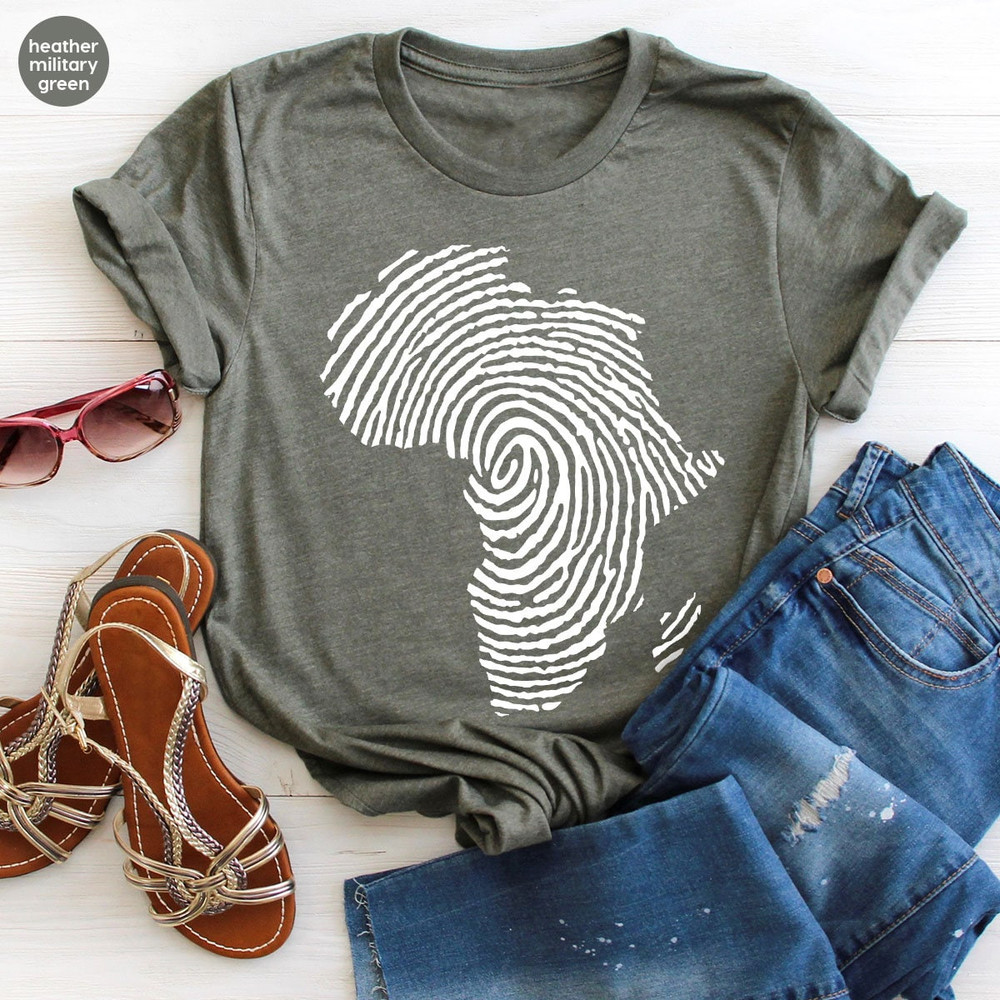 Juneteenth TShirt, Black Lives Matters T-Shirt, African Shirt, Black History Shirt, Equal Rights Shirt, Black Pride Tee, Map Of Africa - 8.jpg