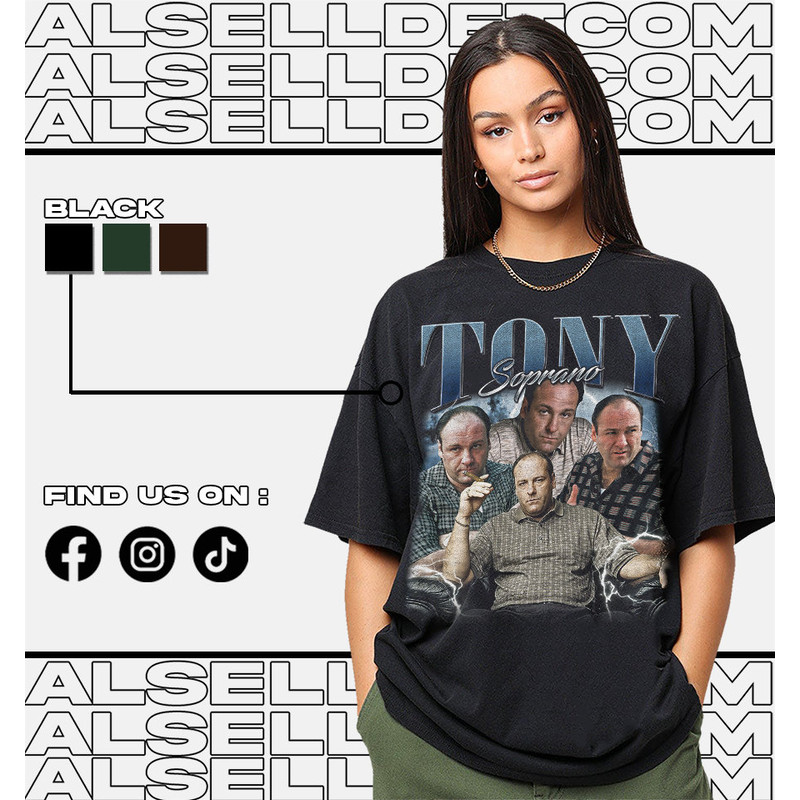 Limited Tony Soprano Vintage T-Shirt, Gift For Women and Man Unisex T-Shirt - 2.jpg