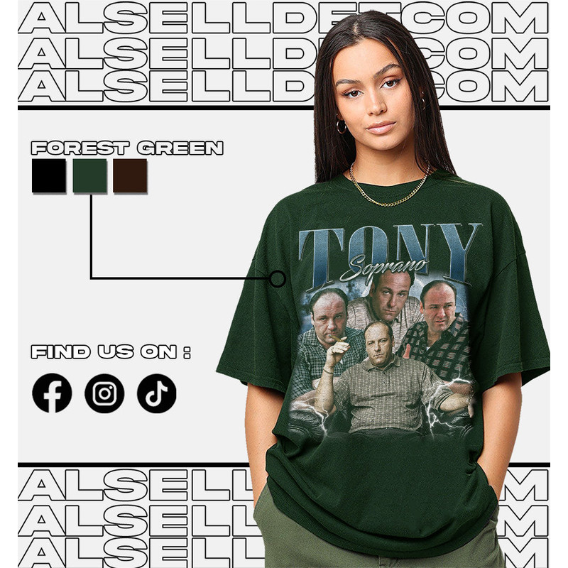 Limited Tony Soprano Vintage T-Shirt, Gift For Women and Man Unisex T-Shirt - 3.jpg