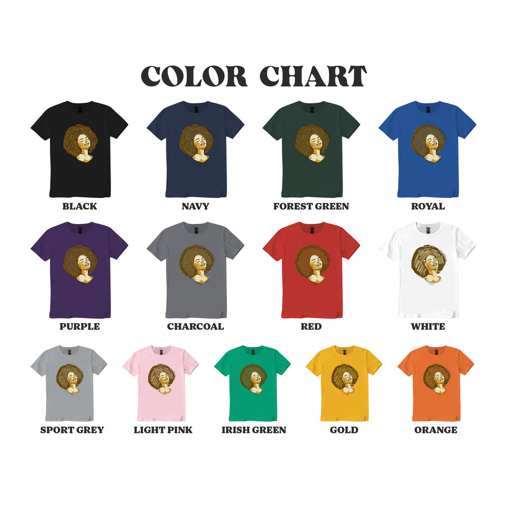 Powerful Afro Woman Shirt, Afrocentric Shirt, Afro Praying Shirt, Afro American Shirt, Black Woman Shirt, Black Girl Magic Shirt, BLM Shirt - 6.jpg