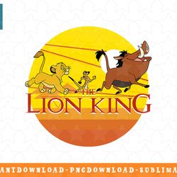disney the lion king walking under the sunset group shot png, sublimation, digital download