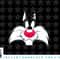 Looney Tunes Sylvester Face png, sublimation, digital download.jpg