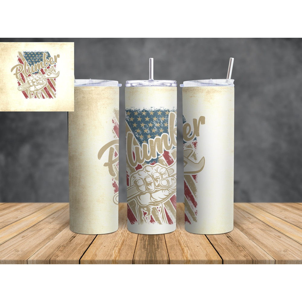 Plumber Tumbler, Plumber Skinny Tumbler.jpg