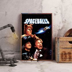 spaceballs poster, movie poster, film poster, wall art, wall decor, prints, home decor, otherworldly humor fest poster