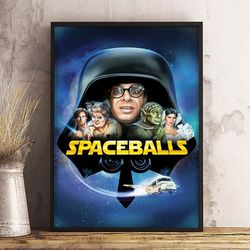 spaceballs poster, movie poster, film poster, wall art, wall decor, prints, home decor, quirky space odyssey poster