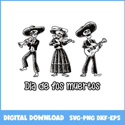 day of the dead musicians halloween svg, dabbing skeleton svg, skeleton svg, halloween svg, ai digital file