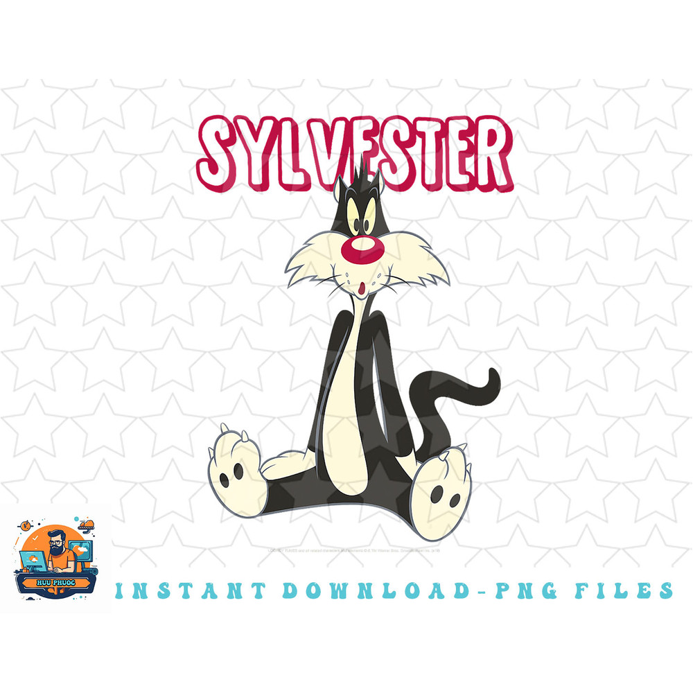 Looney Tunes Sylvester Portrait png, sublimation, digital download.jpg