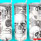 Hand Drawn many Skull and Floral Tumbler,Hand Drawn many Skull and Floral Skinny Tumbler,Animal Kingdom Wonders Tumbler.png