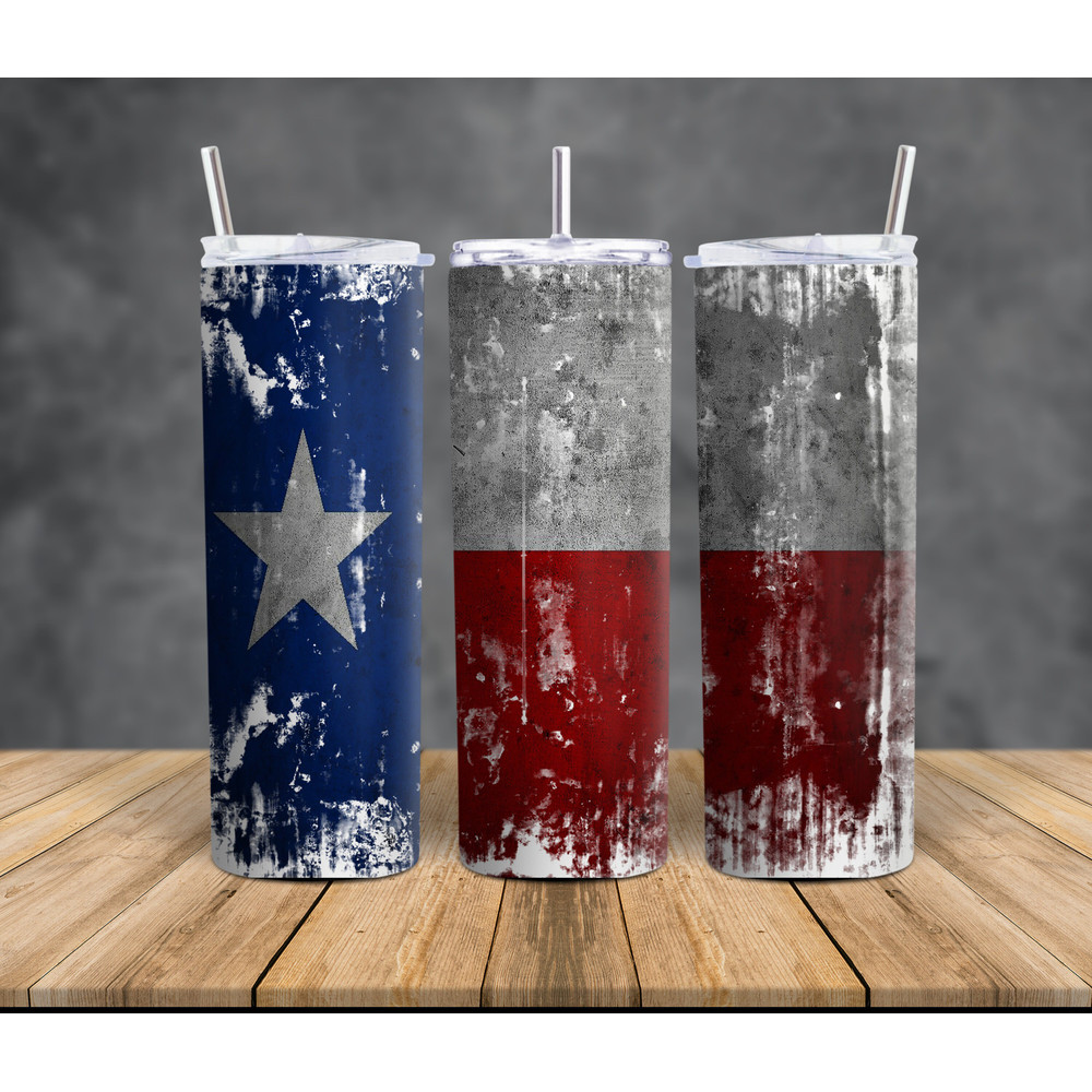 Texas Flag Tumbler, Texas Flag Skinny Tumbler, Flag Tumbler.jpg