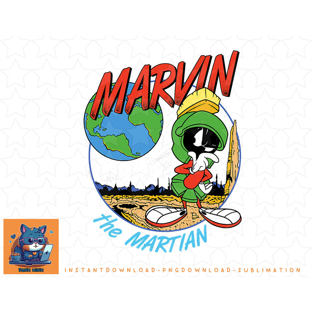 Marvin The Martian Space png, sublimation, digital download.jpg