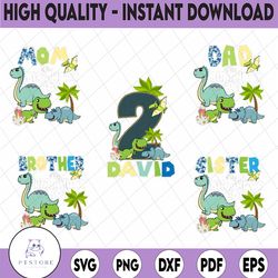personalized dinosaurs birthday party,dinosaurs birthday family png,  birthday saurus png, kids dinosaur birthday, png