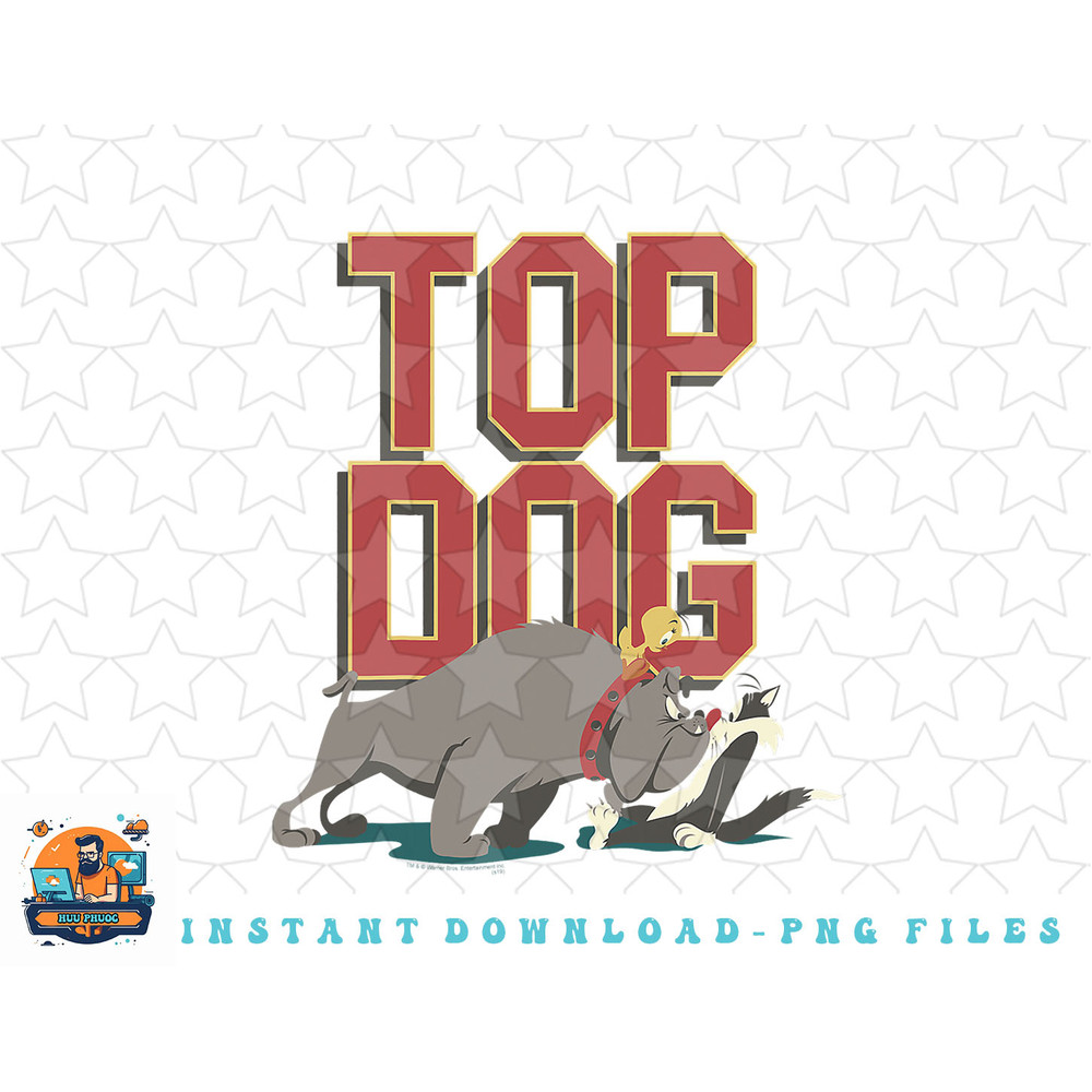 Looney Tunes Sylvester Top Dog png, sublimation, digital download.jpg