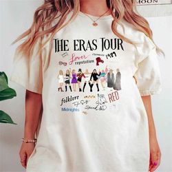 the eras tour two sided shirt, swiftie eras, taylor swift, swiftie fan shirt, eras tour concert, the eras my first conce