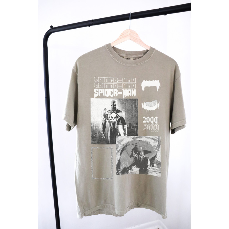 Comfort Colors Spidey 2099 Retro Shirt, Spider-Man Across the Spider-Verse Shirt, Spider-Man 2099 Shirt, Marvel Shirt, Miguel o'hara - 2.jpg