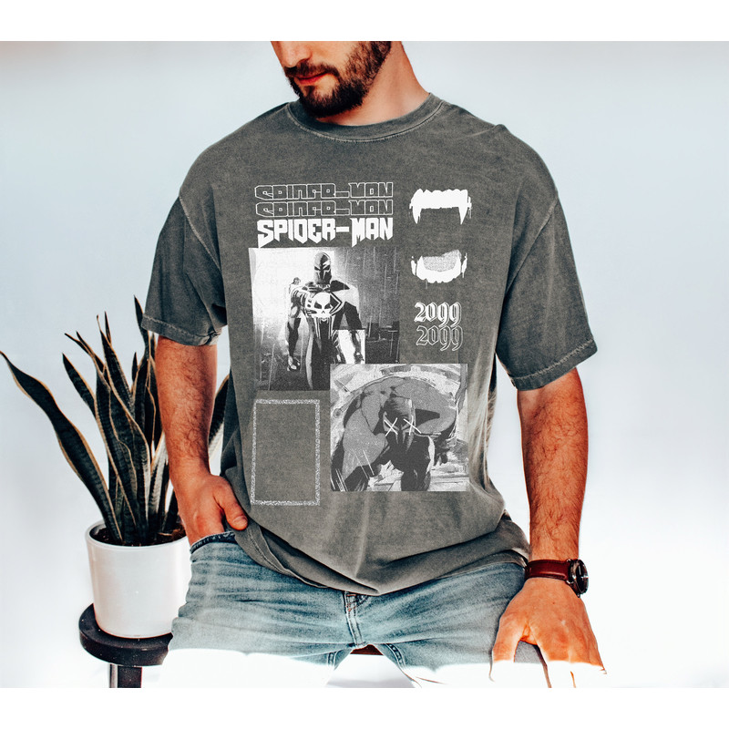 Comfort Colors Spidey 2099 Retro Shirt, Spider-Man Across the Spider-Verse Shirt, Spider-Man 2099 Shirt, Marvel Shirt, Miguel o'hara - 3.jpg