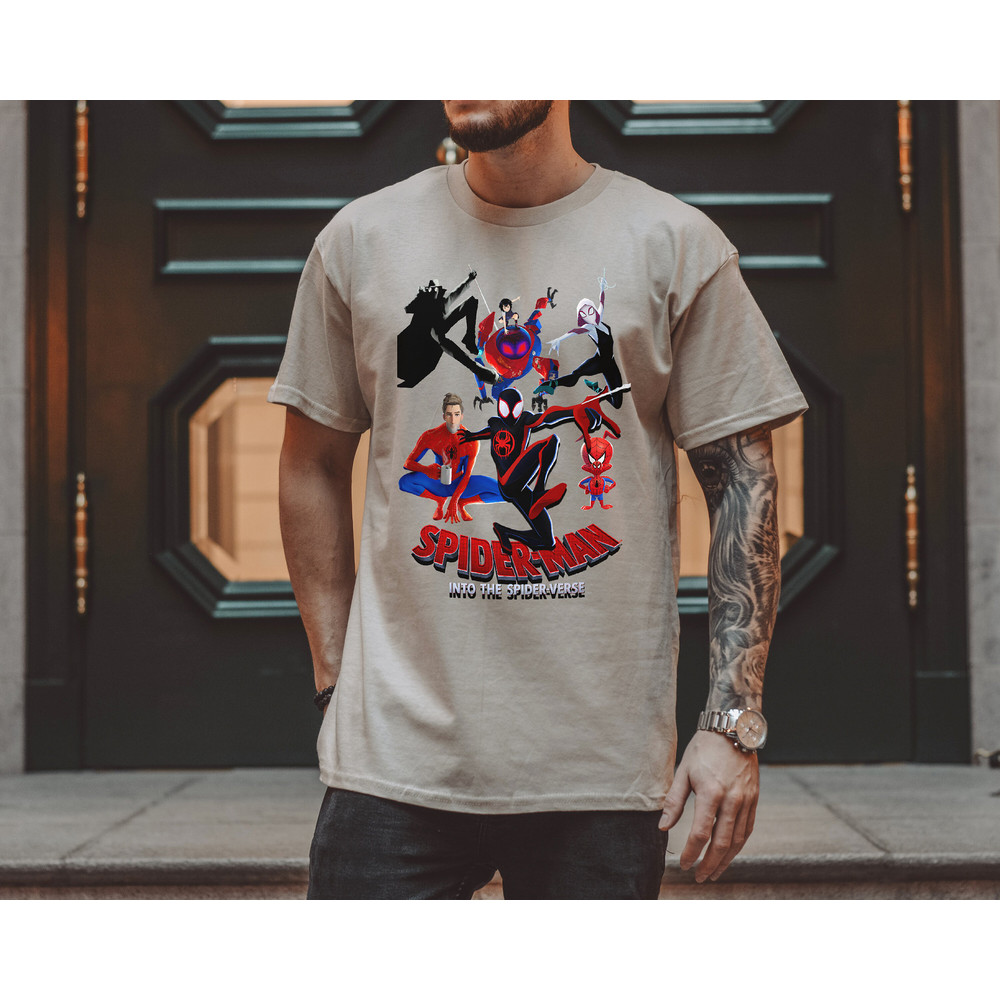 Into the Spider-Verse Shirt, SpiderMan Shirt, SpiderMan T-Shirt, Spiderman Shirt, Miles Morales Shirt, Miles Morales, Across the Spiderverse - 4.jpg