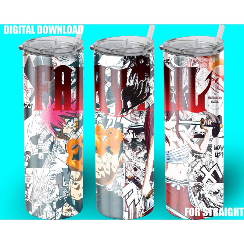 Straight anime sublimation Tumbler,Straight anime sublimation skinny tumbler,Straight Anime Revolution Shaping Tumbler.png