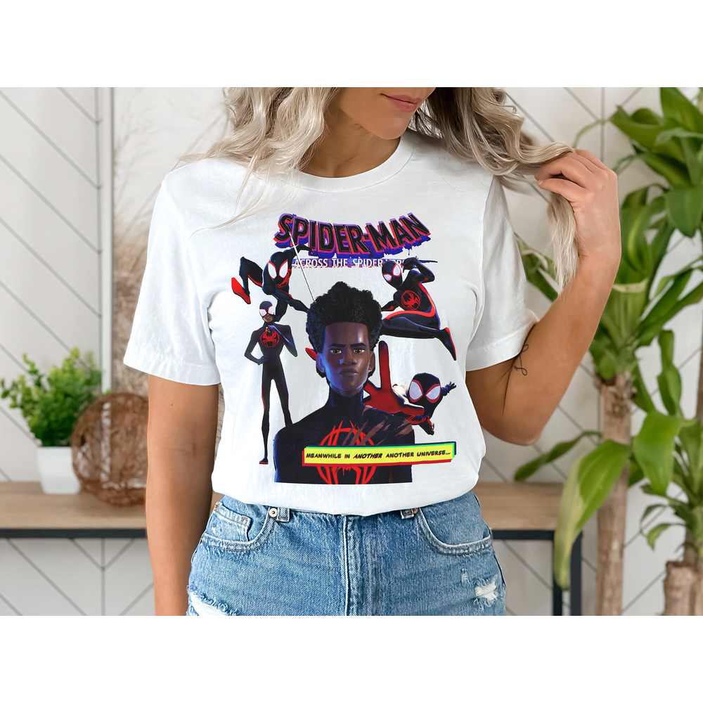 Spider-Man Across the Spider-Verse Shirt, Miles Morales Shirt, Spider-Man Shirt, Across the Spiderverse Shirt, New SpiderMan Movie Shirt - 2.jpg