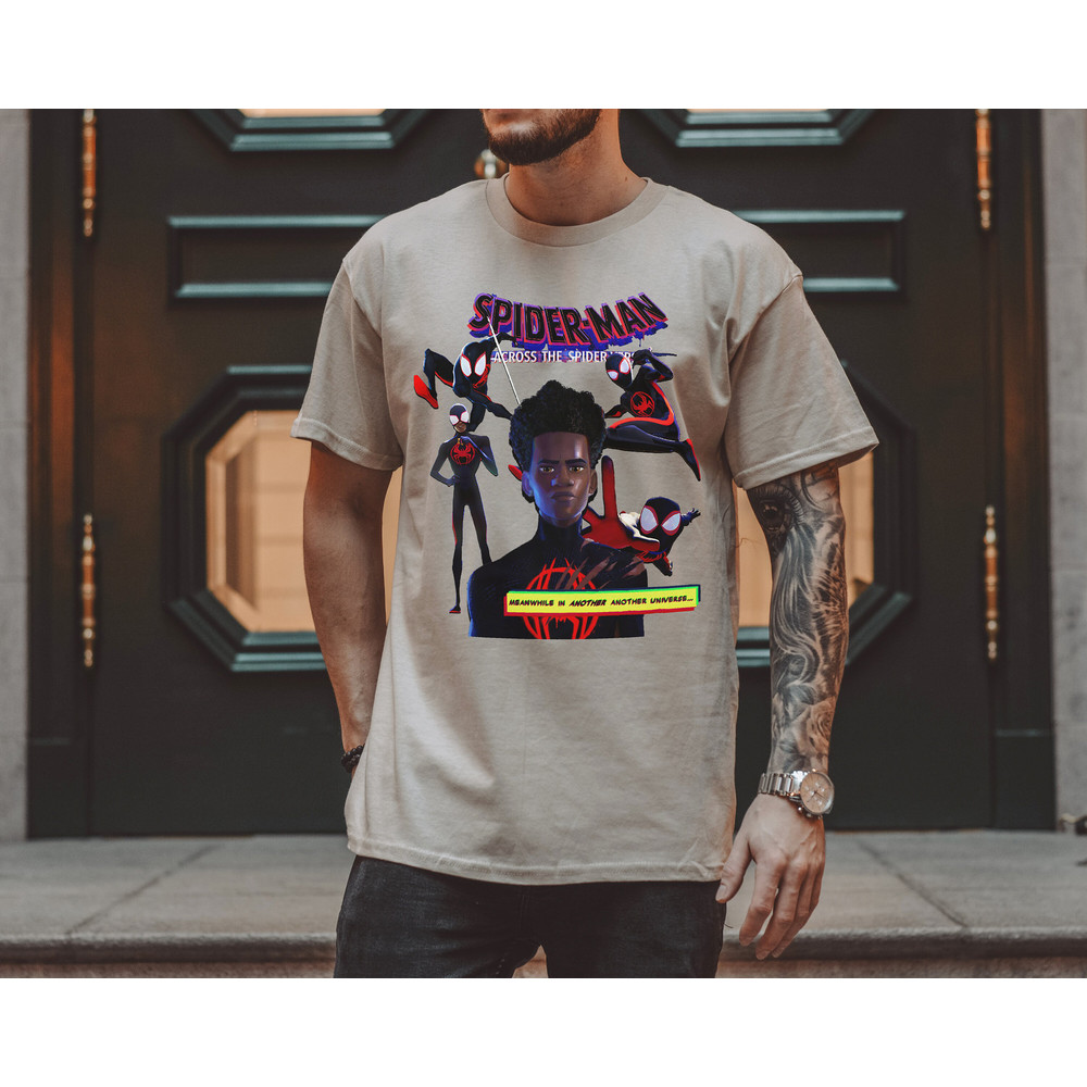 Spider-Man Across the Spider-Verse Shirt, Miles Morales Shirt, Spider-Man Shirt, Across the Spiderverse Shirt, New SpiderMan Movie Shirt - 3.jpg