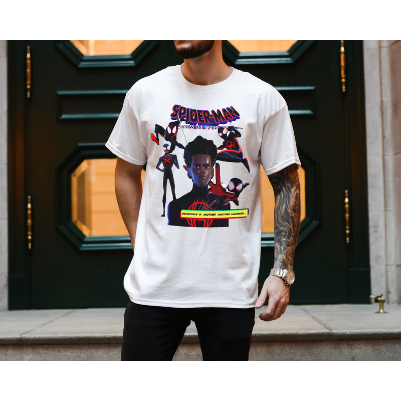 Spider-Man Across the Spider-Verse Shirt, Miles Morales Shirt, Spider-Man Shirt, Across the Spiderverse Shirt, New SpiderMan Movie Shirt - 4.jpg