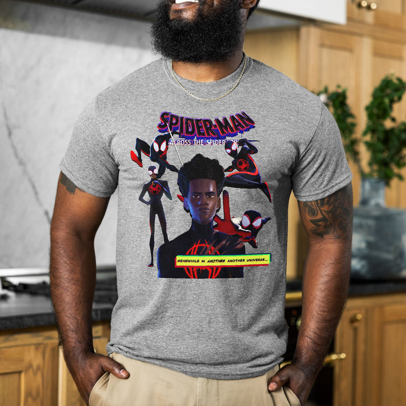 Spider-Man Across the Spider-Verse Shirt, Miles Morales Shirt, Spider-Man Shirt, Across the Spiderverse Shirt, New SpiderMan Movie Shirt - 5.jpg