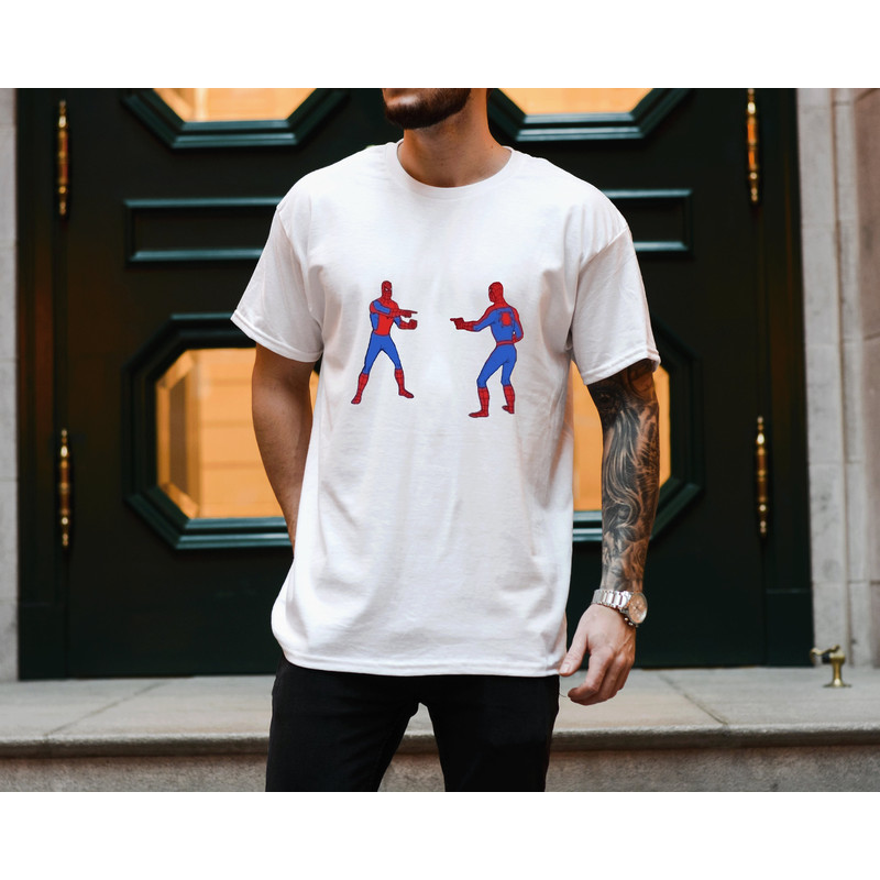Spider-Man Pointing Shirt, Spiderman pointing meme, spiderman point meme shirt, womens spiderman shirt, mens spiderman shirt, spiderman gift - 8.jpg