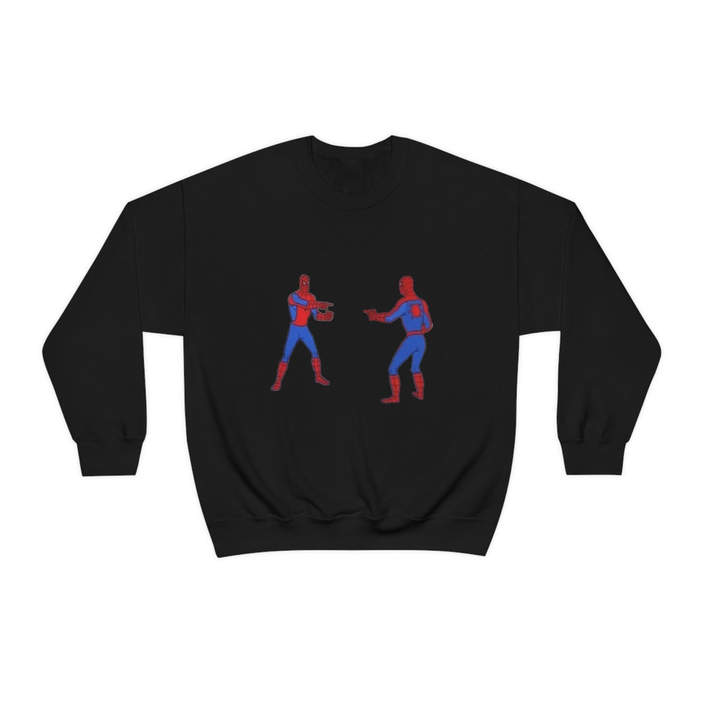 Spider-Man Sweatshirt, Spiderman pointing meme, spiderman point sweatshirt, funny spiderman hoodie, spiderman sweatshirt, marvel sweatshirt - 3.jpg