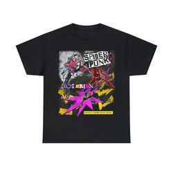 spiderpunk shirt, spiderman across the spiderverse