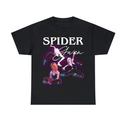 spider-women shirt, spider gwen, spiderman across