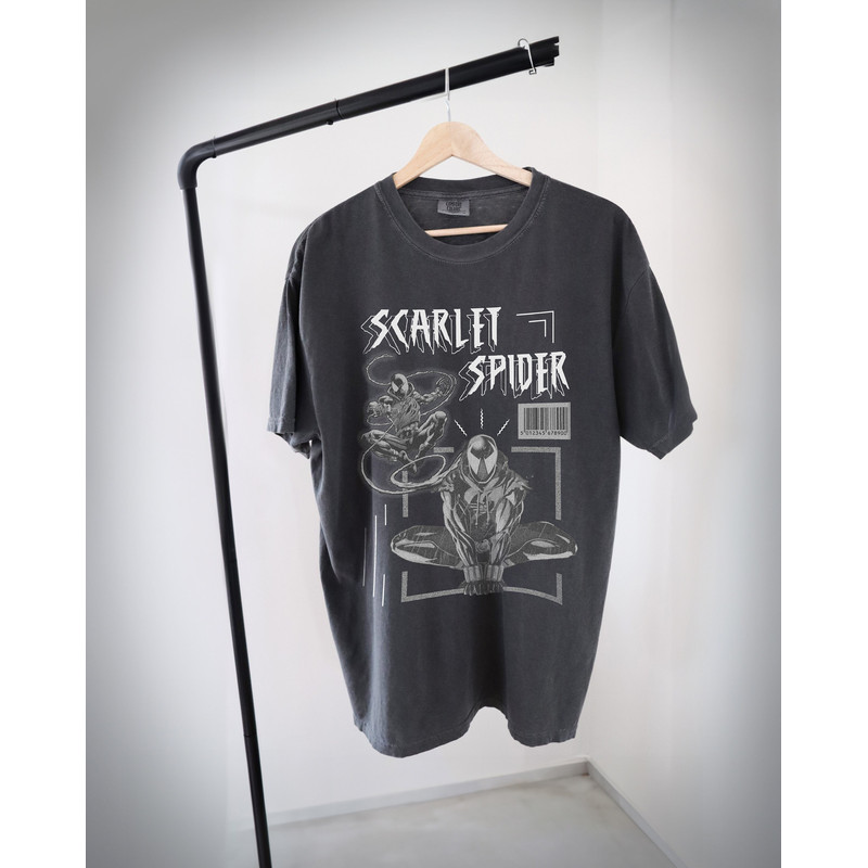 Vintage Styled Scarlet Spider Shirt, Spiderverse shirt, spiderman comic shirt, across the spiderverse, comfort colors - 1.jpg