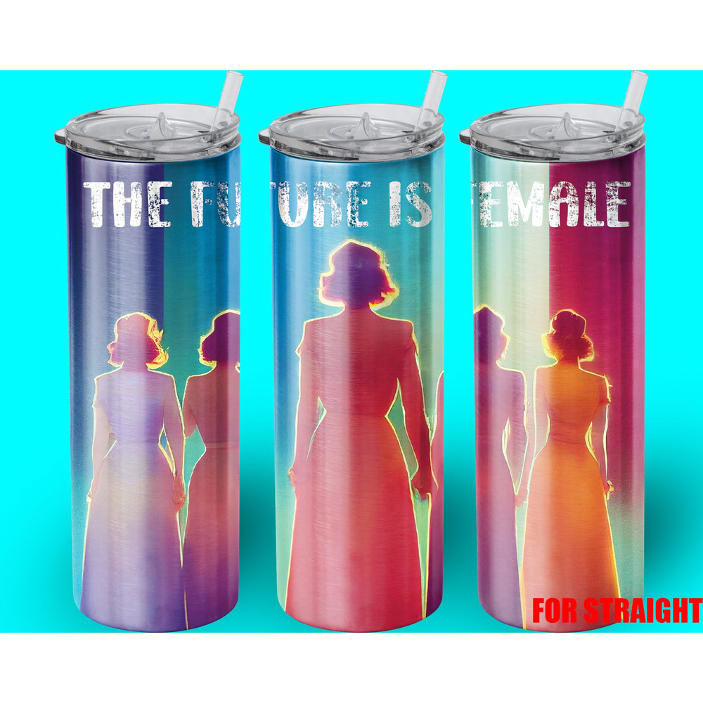 Straight Feminist Tumbler,Straight Feminist Skinny Tumbler,Animal Harmony Nature Serene Melodies Tumbler.png