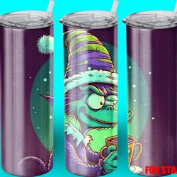 the grinch wearing tumbler,the grinch wearing skinny tumbler,animal guardians protecting wildlife tumbler