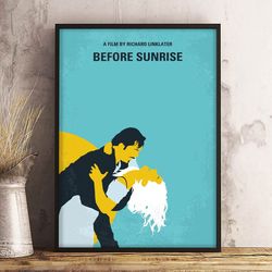before sunrise poster, movie poster, film poster, wall art, wall decor, prints, home decor, dusk to destiny poster