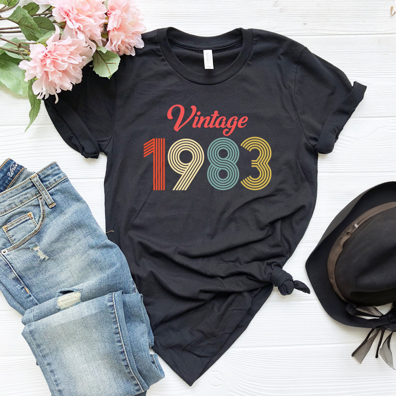 1983 Vintage Shirt, 1983 Birthday Shirt, 40th Birthday Gift, 40th Birthday Gift Shirt, 1983 Vintage Tee, 1983 Retro Shirt - 1.jpg