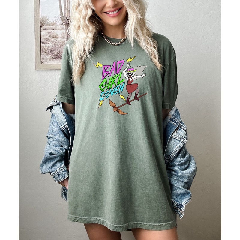 Bad Girl Coven Comfort Colors Bad Girl Coven Shirt, Eda The Owl House Shirt, Eda The Owl Lady, Edalyn Clawthorne Shirt, Luz Noceda Shirt - 2.jpg