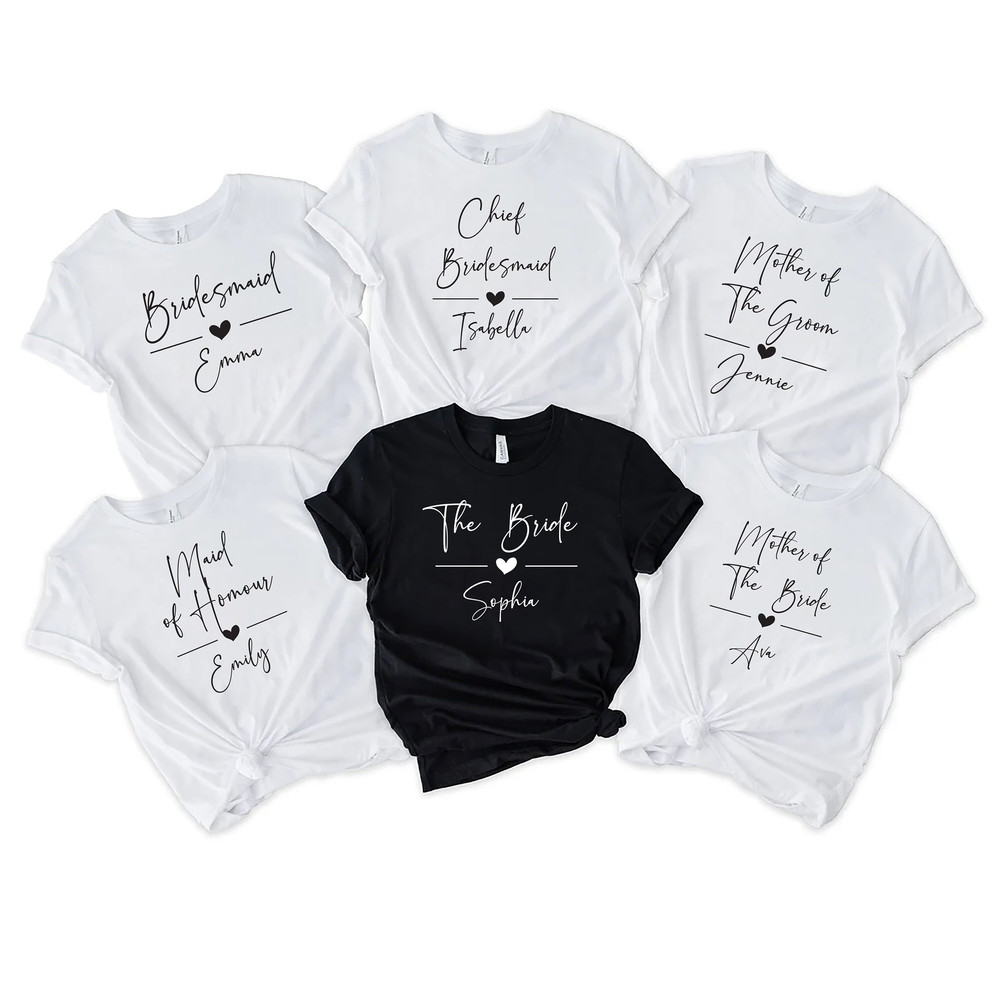 Bachelorette Part Shirt, Custom Name Bachelorette Party Shirt, Bridesmaid Party Group Shirt, Team Bride Shirt, Bride Squad Shirt - 3.jpg