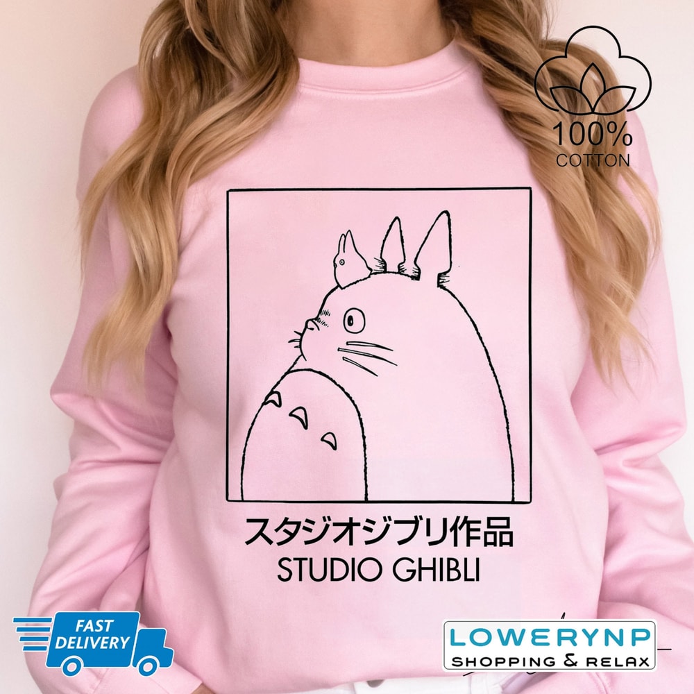 Studio Ghibli Vintage Shirt, Sweatshirt, Studio Anime Shirt, Hoodie, Studio Ghibli Sweatshirt, Mononoke, Kikis, Totoro Shirt - 2.jpg