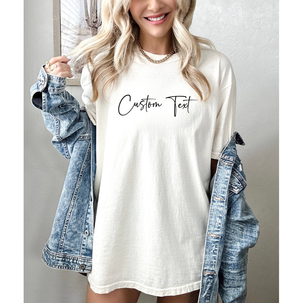 Custom Shirt, Custom Text Shirt, Custom T-shirt, Personalized T-Shirt, Personalized Shirt, Custom Unisex Shirts, Custom Logo T-Shirts - 1.jpg