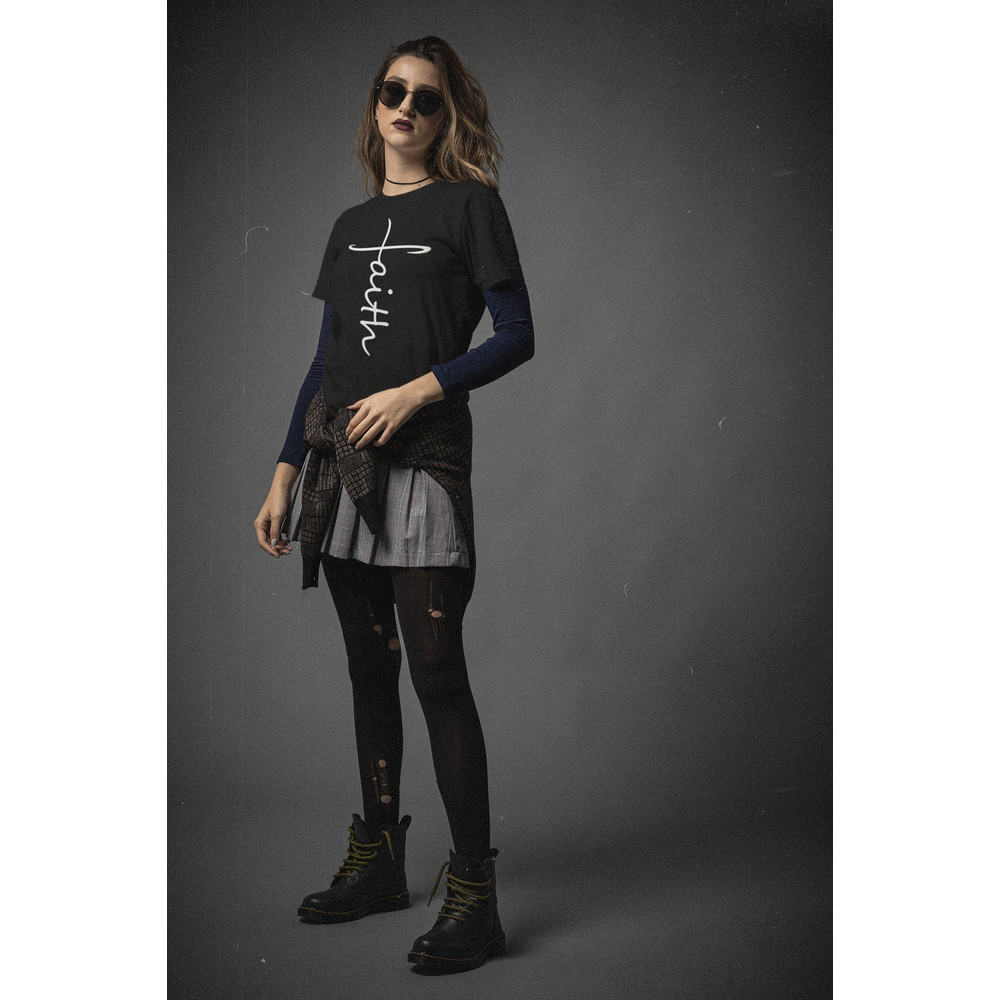 Faith T-shirt, Jesus, Christian Shirt, Faith Shirt, Vertical Cross, Cross, Faith Cross, Religious Shirt, Church, Disciple, Love,Grace, Faith - 2.jpg