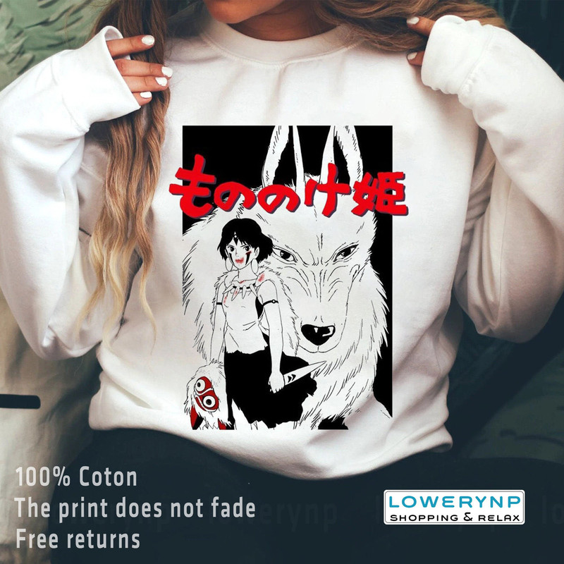 Vintage Studio Ghibli Shirt, Mononoke Shirt,Mononoke Sweatshirt, Studio Ghibli T-shirt, Spirited Away Shirt, Totoro Sweatshirt - 1.jpg