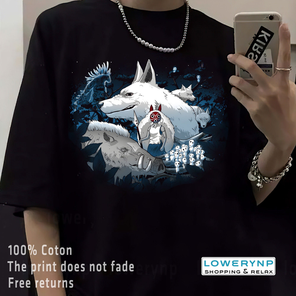 Vintage Studio Ghibli Shirt, Retro Mononoke Anime Shirt, Ghibli T-shirt, Sweatshirt, Mononoke Sweatshirt, StudioGhiblie Anime Shirt - 1.jpg