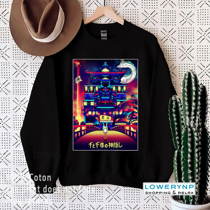 Vintage Studio Ghibli Shirt, Retro spirited away Shirt, Studio Ghibli T-shirt, Spirited Away Shirt, Totoro Sweatshirt, Anime Sweatshirt - 2.jpg