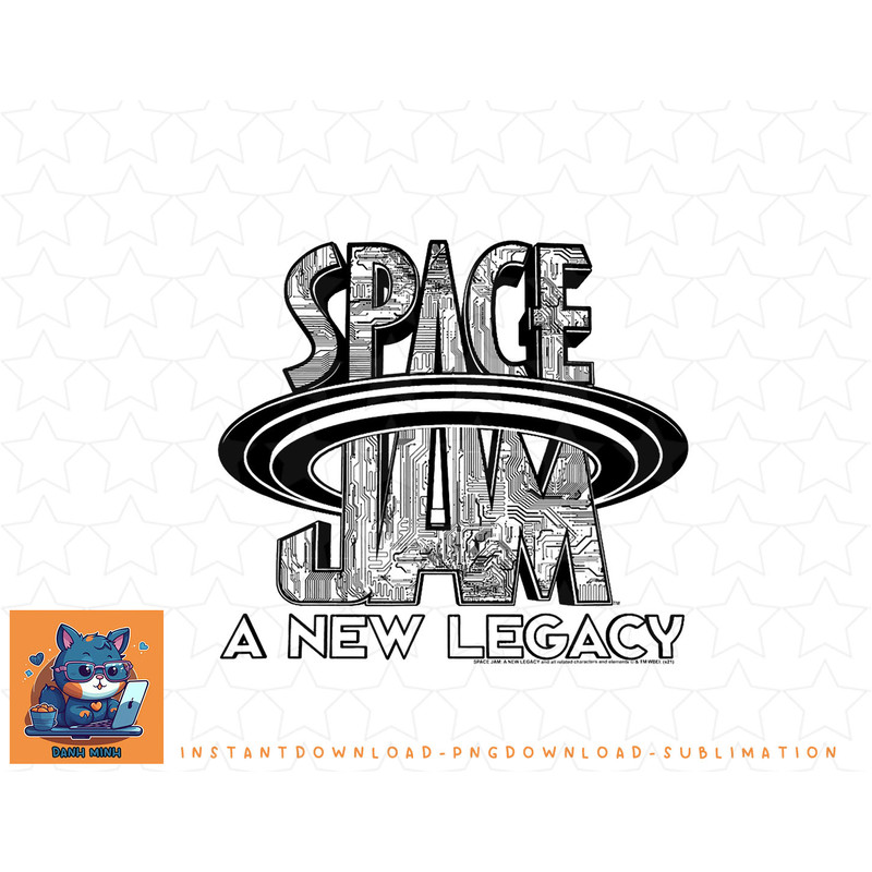 Space Jam A New Legacy Cyber Title Logo png, sublimation, digital download.jpg