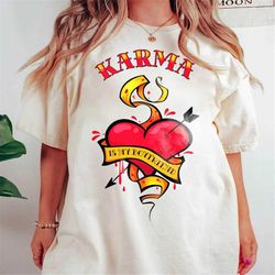 karma is my boyfriend shirt, midnights album shirt, taylor swift merch, karma lyrics shirt, swiftie gift, eras tour merc