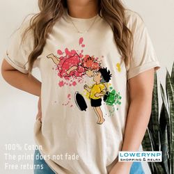 vintage studio ghibli shirt, retro studio anime shirt, ghibli anime, sweatshirt, spir