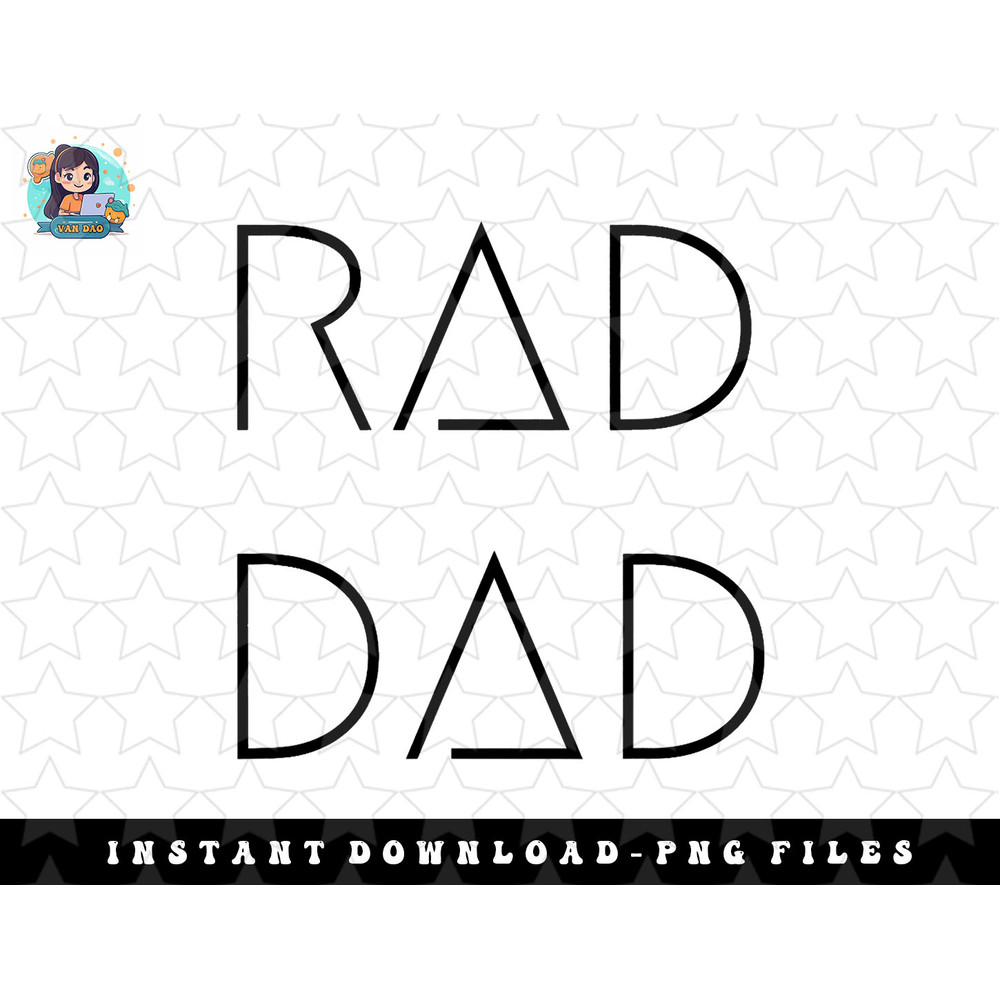 Rad Dad png, sublimation, digital download for a gift to his father on his Fathers day copy.jpg