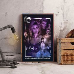 buffy the vampire slayer poster, movie poster, film poster, wall art, wall decor, prints, home decor, the undying battle